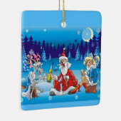 drink kerstkerstmis keramisch ornament (Rechts)