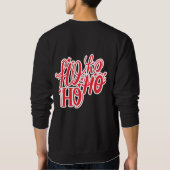 Drink kerstkerstshirt trui (Achterkant)