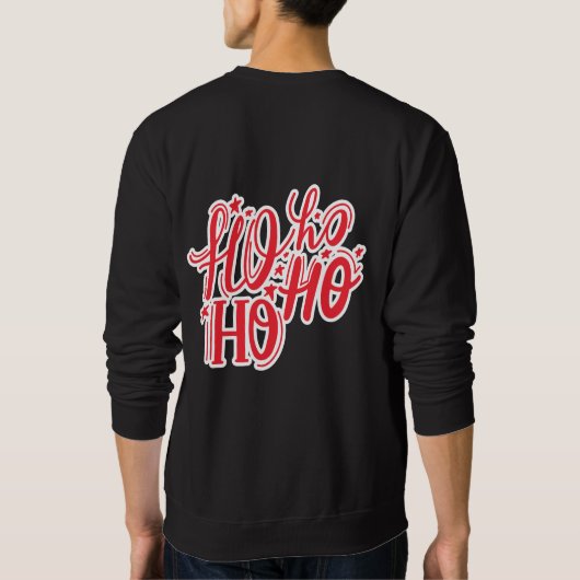 Drink kerstkerstshirt trui (Achterkant)