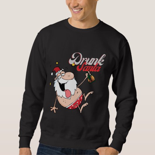 Drink kerstkerstshirt trui (Voorkant)