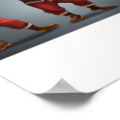 drink kerstman die verstopping dans poster (Hoek)