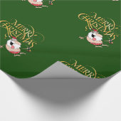 Drink kerstpapier cadeaupapier (Hoek)