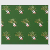 Drink kerstpapier cadeaupapier (Vlak)