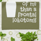 Drink keukenhanddoek voor aangepaste humor (Gevouwen)