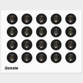 Drink kluis met goats ronde sticker (Vel)