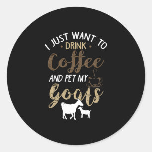 Drink kluis met goats ronde sticker
