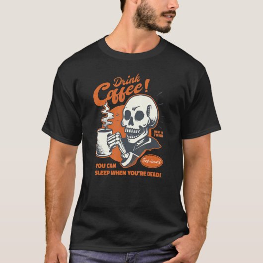 Drink Koffie 1 T-shirt (Voorkant)