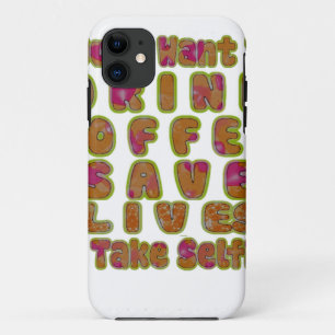 Drink Koffie Bespaar Levens En Neem Selfies Kunstd Case-Mate iPhone Case