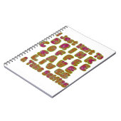 Drink Koffie Bespaar Levens En Neem Selfies Kunstd Notitieboek (Linkerzijde)