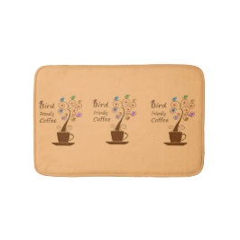 Drink koffie, bespaar vogels badmat