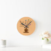 Drink koffie, bespaar vogels ronde klok (Huis)