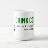 Drink Koffie Doe stoutmoedige dingen Snellere Mok (Center)