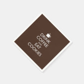 DRINK KOFFIE EN EAT COOKIES SERVETTEN (Hoek)