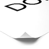 DRINK KOFFIE EN EAT DONUTS FOTO AFDRUK (Hoek)