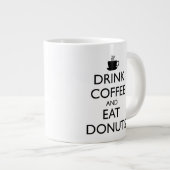 DRINK KOFFIE EN EAT DONUTS GROTE KOFFIEKOP (Voorkant rechts)