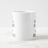 DRINK KOFFIE EN EAT DONUTS GROTE KOFFIEKOP (Voorkant)