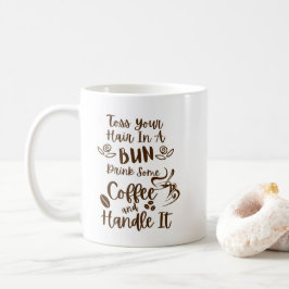 Drink koffie en neem het grapjes koffiemok