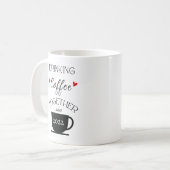 Drink koffie in combinatie Since____ - Gepersonali Koffiemok (Voorkant links)