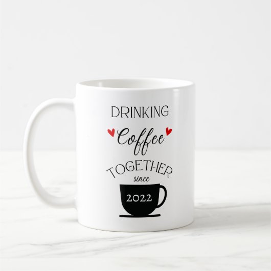 Drink koffie in combinatie Since____ - Gepersonali Koffiemok (Links)