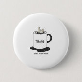 Drink Koffie lezen Boeken demonteren Systemen Ronde Button 5,7 Cm (Voorkant)