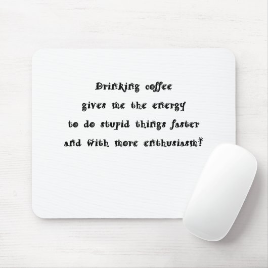 Drink koffie muismat (Met muis)