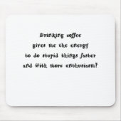 Drink koffie muismat (Voorkant)