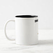 Drink Koffie! Tweekleurige Koffiemok (Links)