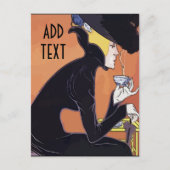 Drink Koffie, voeg tekst toe, Briefkaart (Voorkant)