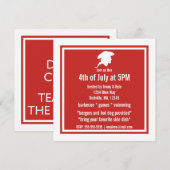 DRINK KOFFIE WERP THEE IN DE HAVEN Feestje Kaart (Voorkant / Achterkant)