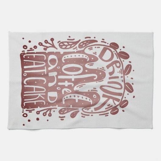 Drink Koffieeet Cake Theedoek (Horizontaal)