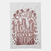 Drink Koffieeet Cake Theedoek (Verticaal)