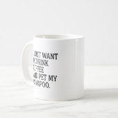 Drink Koffiehuisje Mijn Cavapoo Funny Cavapoo Mama Koffiemok (Voorkant links)