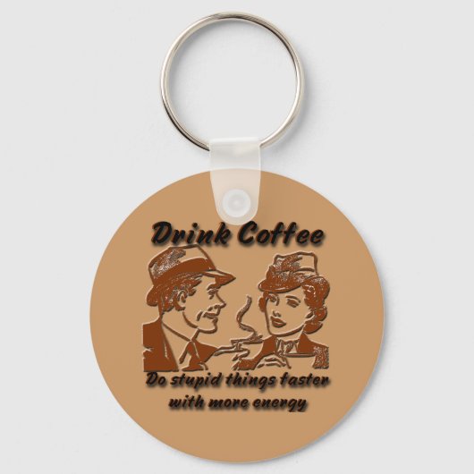 Drink KoffieSleutelhanger Sleutelhanger (Voorkant)
