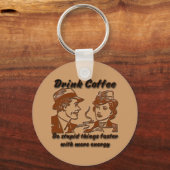 Drink KoffieSleutelhanger Sleutelhanger (Voorkant)