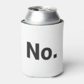Drink Koozy: Nee. Blikjeskoeler (Blikje Voorkant)