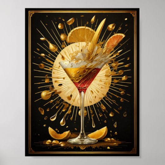 Drink Kunst Poster (Voorkant)