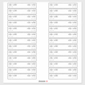 Drink Label van weduwen (Vel)