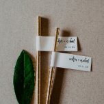 Drink Label van weduwen<br><div class="desc">Moderne labels voor het schrijven van een calligrafie-bruiloft: deze labels zijn perfect voor gebruik als labels voor de drink van het huwelijk of voor je vrijgezellenfeest, bachelorette of andere huwelijksevenementen. Ze werken ook goed voor je vrijgezellenfeest mimosa bar. Voeg gewoon de namen van de bruid en de bruidegom en de...</div>