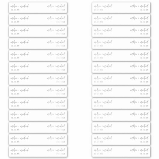 Drink Label van weduwenstro Vlag Moderne kalligraf (Voorkant)