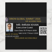 Drink Labels | Birthday | Baby Shower | Custom Wijn Etiket (Enkel label)