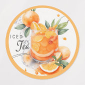 Drink labels glazen flacon