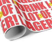 Drink Lager Life Cadeaupapier (Rol Hoek)