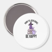 Drink Lees boeken Whimsigoth Halloween Design Magneet (Voorkant / Achterkant)