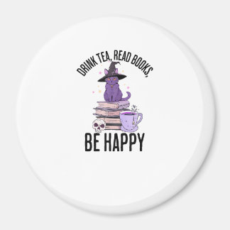 Drink Lees boeken Whimsigoth Halloween Design Magneet