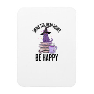 Drink Lees Boeken Whimsigoth Halloween-ontwerp Magneet