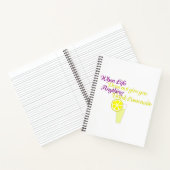 Drink Lemonade Funny Humor Notitieboek (Binnen)