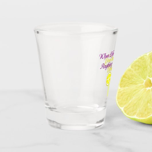 Drink Lemonade Shot Glas (Links)