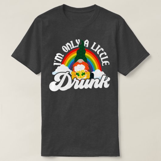 Drink Leprechaun Irish Gnome Saint Patricks Day T-shirt (Design voorkant)