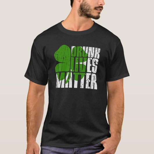 Drink levers zijn grappig - St Patricks Day Irish T-shirt (Voorkant)