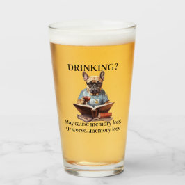 Drink lezen in het Frans kan geheugenverlies veroo Glas